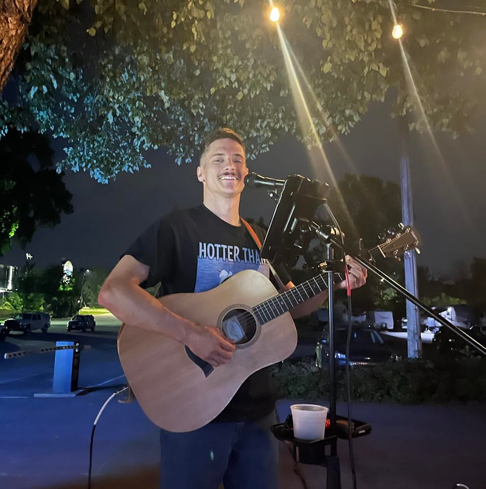 Zeke Fitz At Together Farms Burger Night