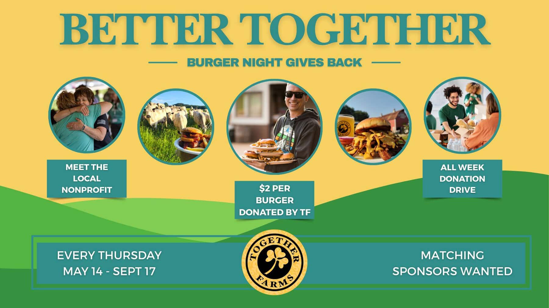 Burger Night Together Farms