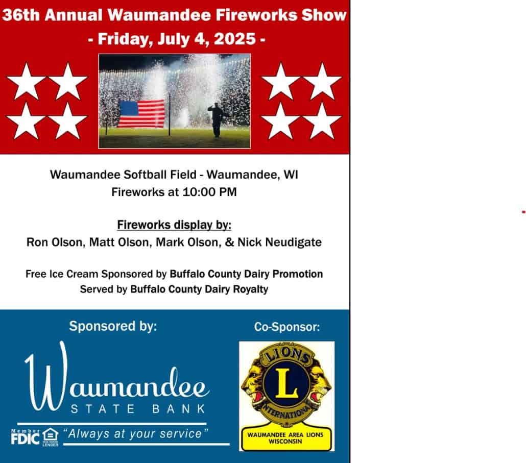 Waumandee Fireworks